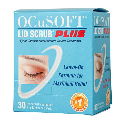 Ocusoft Eyelid Cleanser Pads Μαντηλάκια Καθαρισμού Βλεφάρων 30τμχ