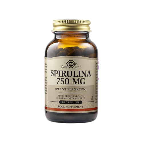 Solgar Spirulina 750MG Σπιρουλίνα 80 κάψουλες