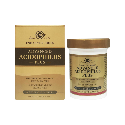 Solgar Advanced Acidophilus Plus Προβιοτικά 60 φυτικές κάψουλες