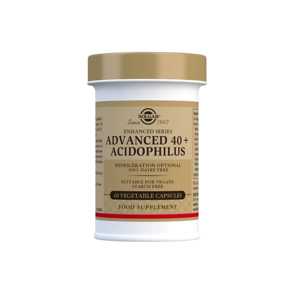 Solgar Advanced 40+ Acidophilus Προβιοτικά 60 φυτικές κάψουλες