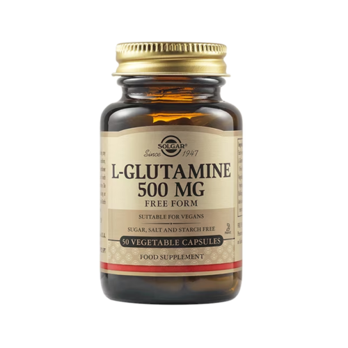 Solgar L-Glutamine 500MG Γλουταμίνη 50 φυτικές κάψουλες