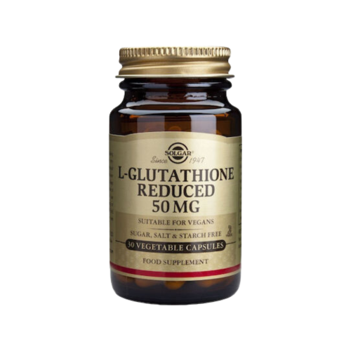 Solgar L-Glutathione 50MG Γλουταθειόνη 30 φυτικές κάψουλες