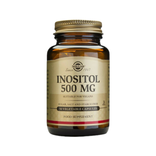 Solgar Inositol 500MG Ινοσιτόλη 50 φυτικές κάψουλες