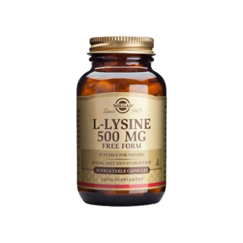 Solgar L-Lysine 500MG Λυσίνη 50 φυτικές κάψουλες