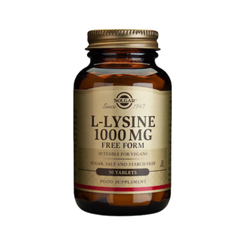 Solgar L-Lysine 1000MG Λυσίνη 50 φυτικές κάψουλες