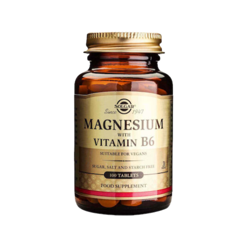 Solgar Magnesium with Vitamin B6 Μαγνήσιο + Β6 100 ταμπλέτες