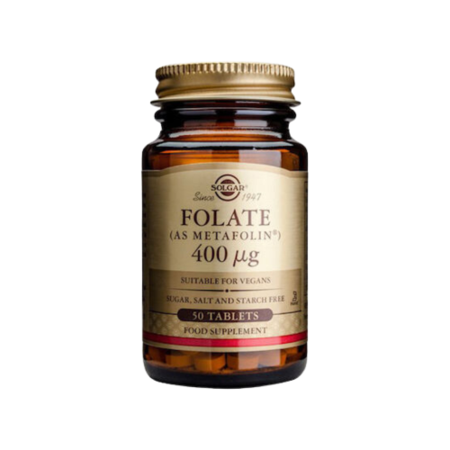 Solgar Folate As Metafolin 400μg Φολικό Οξύ 50 ταμπλέτες