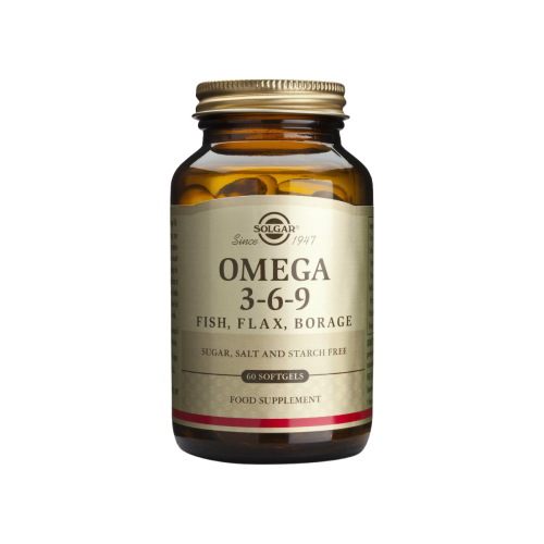 Solgar Omega 3-6-9 Fish, Flax, Borage Ιχθυέλαιο 60 μαλακές κάψουλες
