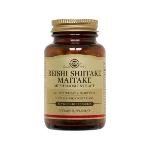 Solgar Reishi Shiitake Maitake Mushroom Extract 50 φυτικές κάψουλες