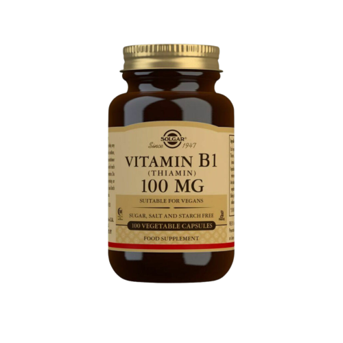 Solgar Vitamin B1 Thiamin 100MG Θειαμίνη 100 φυτικές κάψουλες