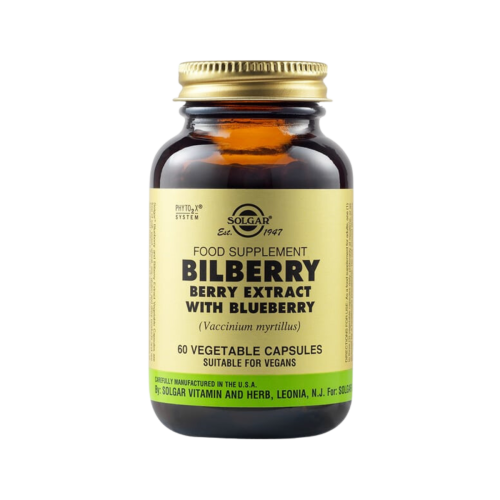 Solgar Bilberry Extract With Blueberry 60 φυτικές κάψουλες