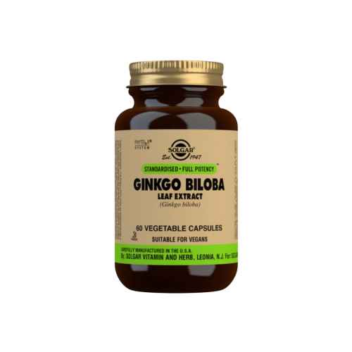 Solgar Ginkgo Biloba Leaf Extract 60 φυτικές κάψουλες