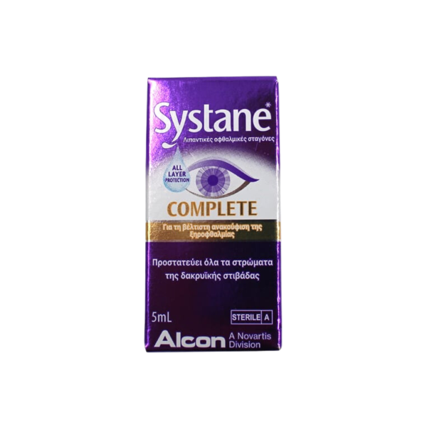 Alcon Systane Complete Λιπαντικές Οφθαλμικές Σταγόνες 5ml