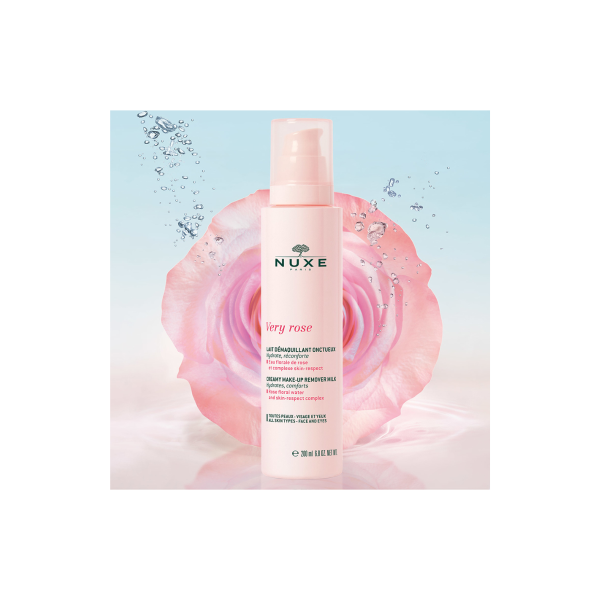 Nuxe Very Rose Creamy Γαλάκτωμα Ντεμακιγιάζ 200ml
