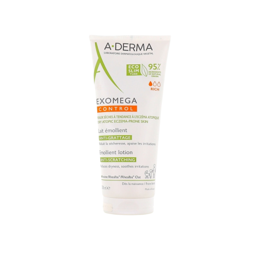 A-Derma Exomega Control Emollient Γαλάκτωμα για Ξηρό Δέρμα 200ml