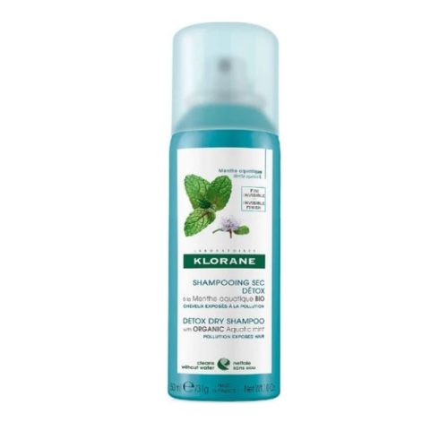 Klorane Detox Dry Shampoo Ξηρό Σαμπουάν με Bιολογική Υδάτινη Μέντα για Αποτοξίνωση, 50ml