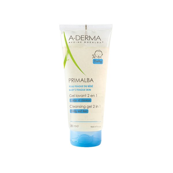 A-Derma Primalba 2-in-1 Gel Καθαρισμού για Βρεφικό Δέρμα 200ml