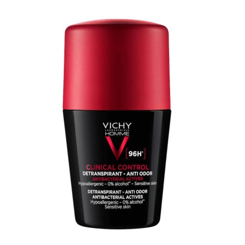 Vichy Homme Clinical Control Anti Odor Αποσμητικό Roll-On 96h 50ml