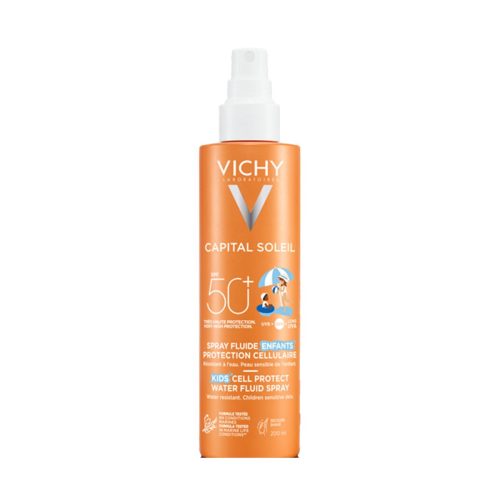 Vichy Capital Soleil Cell Protect Water Fluid Παιδικό Αντηλιακό Spray SPF50+ 200ml