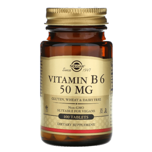 Solgar Vitamin Β6 50mg 100 ταμπλέτες