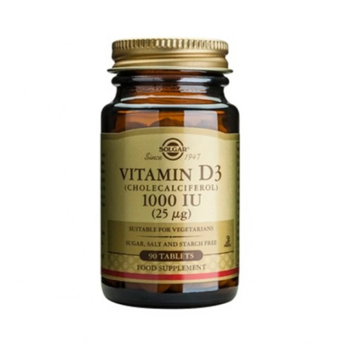 Solgar Vitamin D3 1000 IU 25μg 90 κάψουλες