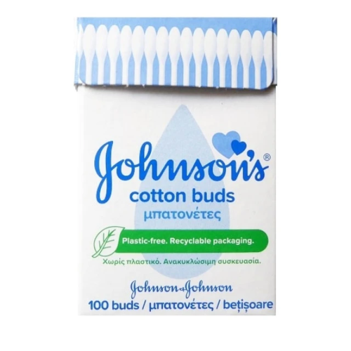 Johnson's Cotton Buds Μπατονέτες, 100 Τεμάχια