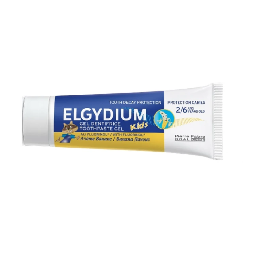 Elgydium Kids Οδοντόπαστα για Παιδιά 2-6 Ετών με Γεύση Μπανάνα 500 ppm 50ml