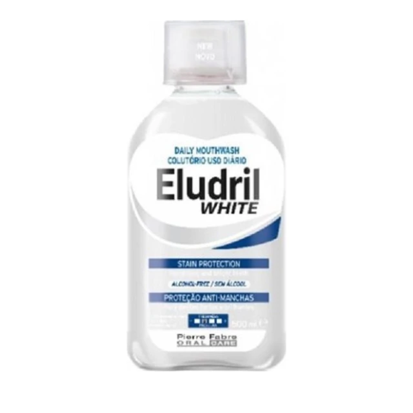 Elgydium Eludril White Στοματικό Διάλυμα για Λεύκανση 500ml
