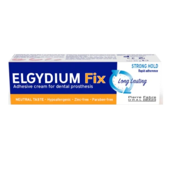 Elgydium Fix Strong Hold Στερεωτική Κρέμα Τεχνητής Οδοντοστοιχίας 45g