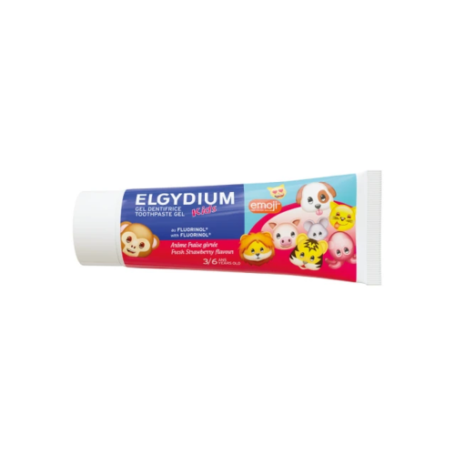 Elgydium Κids Emoji Παιδική Οδοντόπαστα με Γεύση Φράουλα 1000 ppm 50ml