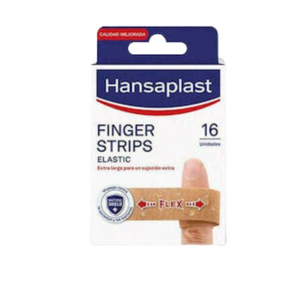 Hansaplast Finger Strips Elastic Ελαστικά Επιθέματα Δακτύλων 16τεμ