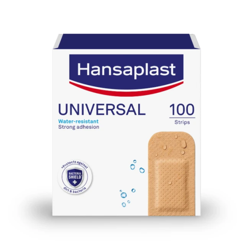 Hansaplast Επιθέματα Ανθεκτικά Στο Νερό 3X7.2 Cm, 100 Τεμάχια