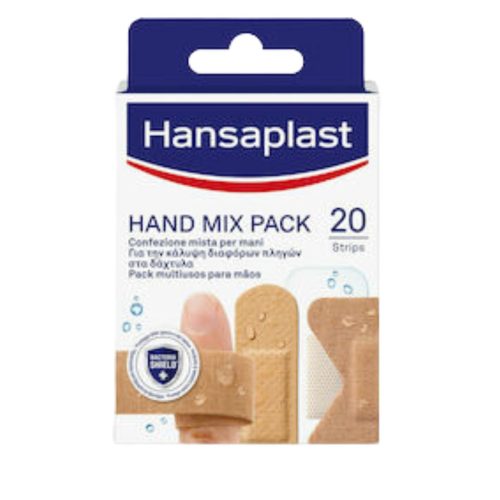 Hansaplast Hand Mix Pack Πακέτο Επιθεμάτων με 5 Διαφορετικά Μεγέθη 20τεμ