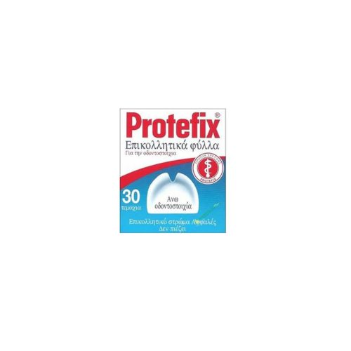 Protefix Επικολλητικά Φύλλα για την Άνω Οδοντοστοιχία, 30τεμ