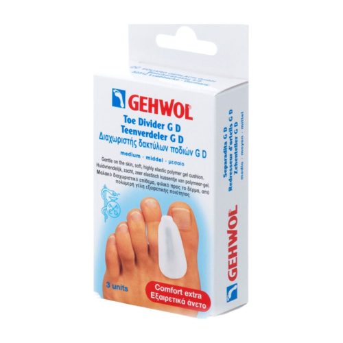 Gehwol Toe Divider GD Διαχωριστής Δακτύλων Ποδιού Medium 3τμχ