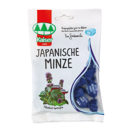 Kaiser Japanesche Minze Καραμέλες για το Βήχα με Ιαπωνική Μέντα, 75gr