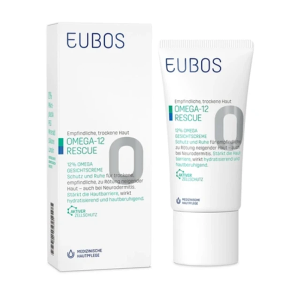 Eubos Omega 12% Resque Face Cream, 50ml