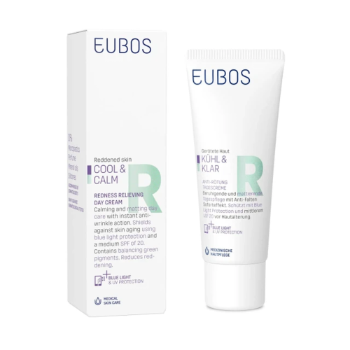 Eubos Cool & Calm Redness Relieving Day Cream SPF20, 40ml