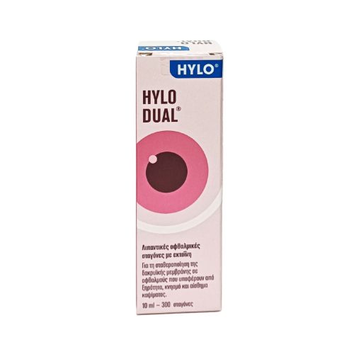 Ursapharm Hylo Dual Οφθαλμικές Σταγόνες με Υαλουρονικό Οξύ για Ξηροφθαλμία 10ml