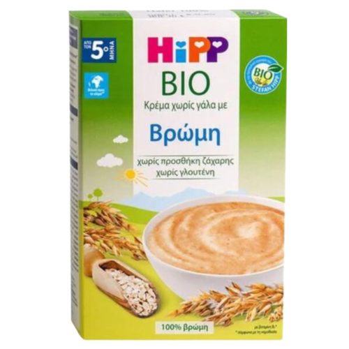 Hipp Βρεφική Κρέμα Bio Χωρίς Γάλα με Βρώμη 4m+ 200g