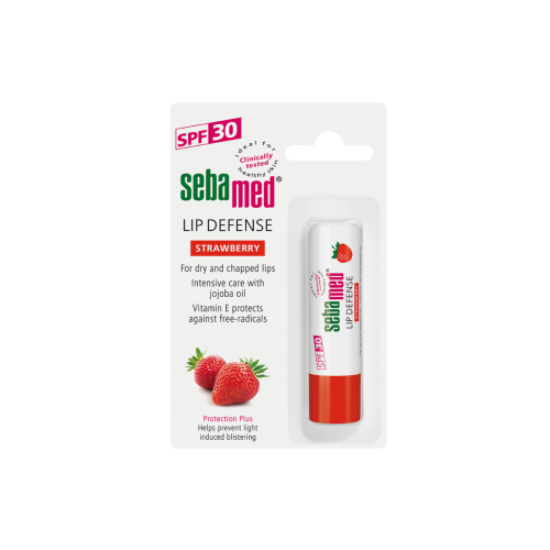 Sebamed Lip Defence Strawberry Για Χείλη SPF30, 4.8g