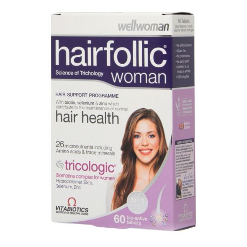 Vitabiotics WellWoman Hairfollic Woman Hair Health Tricologic 60 ταμπλέτες