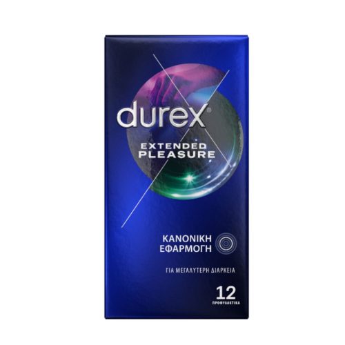 Durex Extended Pleasure Προφυλακτικά, 12Τεμάχια