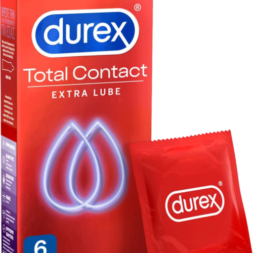 Durex Total Contact Εξαιρετικά Λεπτά Προφυλακτικά , 6Τεμάχια