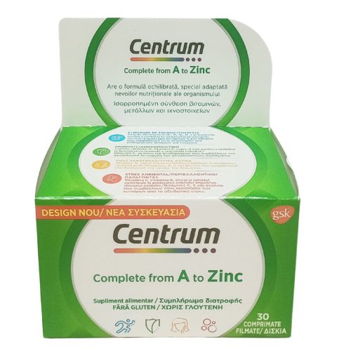 Centrum Complete from A to Zinc 30 ταμπλέτες