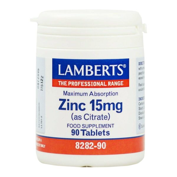 Lamberts Zinc 15mg (Citrate) 90 ταμπλέτες