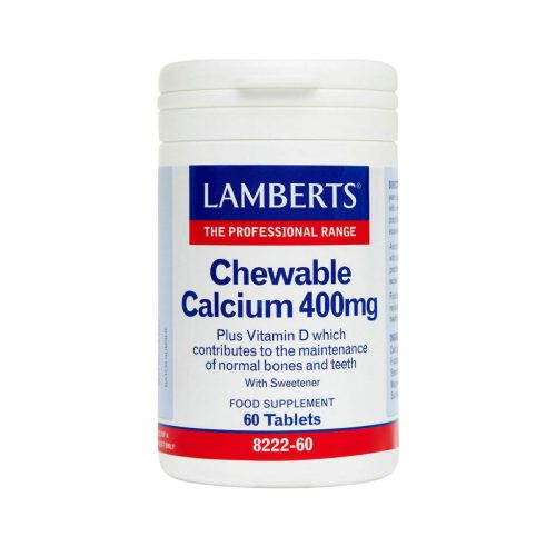 Lamberts Chewable Calcium 400mg 60 μασώμενες ταμπλέτες
