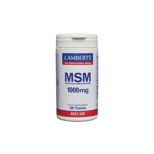 Lamberts Msm Συμπλήρωμα για Αρθρώσεις 1000mg 120 ταμπλέτες