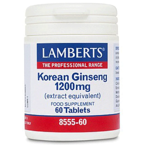 Lamberts Korean Ginseng 1200mg 60 ταμπλέτες