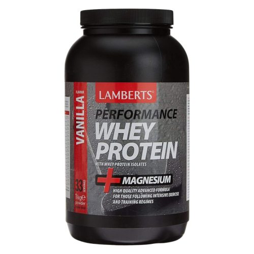 Lamberts Performance Whey Protein & Magnesium Βανίλια 1kg